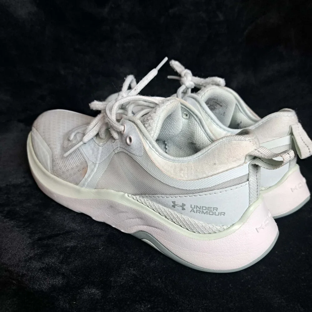 Under Armour HOVR‎ Women's Size 8 Blue White Running Shoes Sneakers.